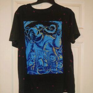 Bleach Splatter Oogie Boogie Small T Shirt /The Nightmare Before Christmas